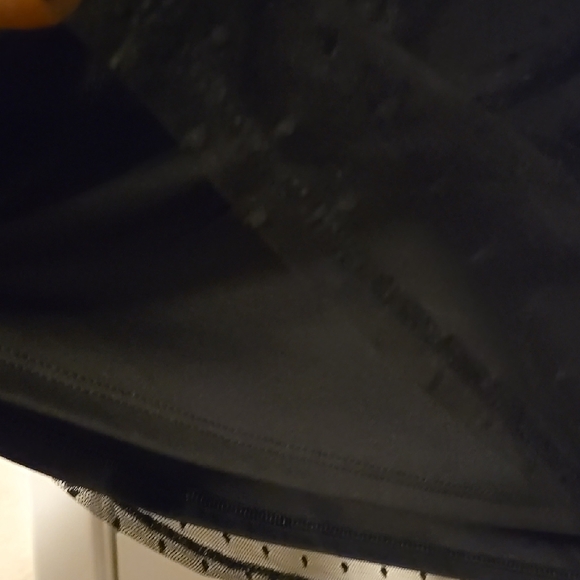 Express Black Sheer Blouse - Picture 3 of 4